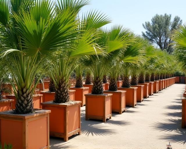 Importowane palmy mrozoodporne
